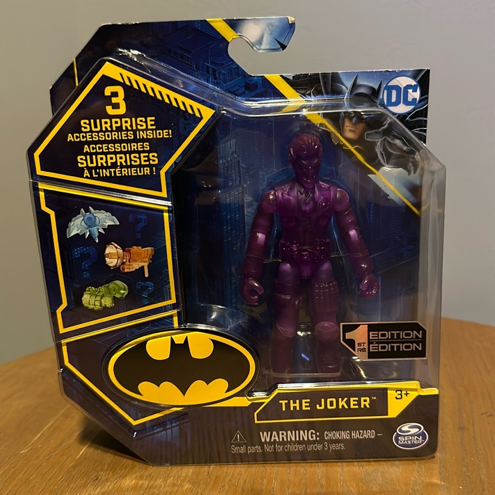 Spin Master The Joker 1st Edition. Purple Clear.